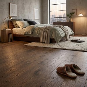 PARQUET PREFINITI - Rovere Jumbo Gibilterra - Olio Cerato - Smoked - Spazzolato - Piallato